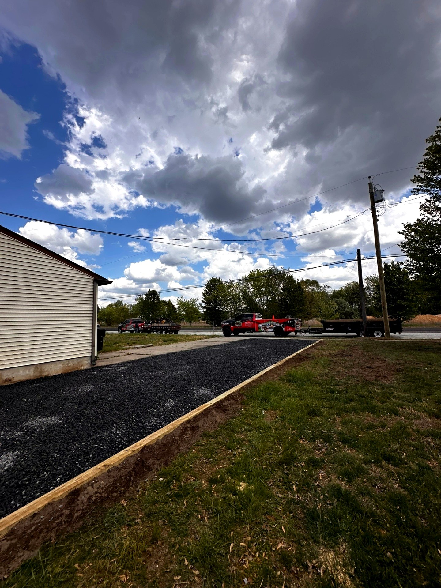 Stone driveway extension Winslow NJ