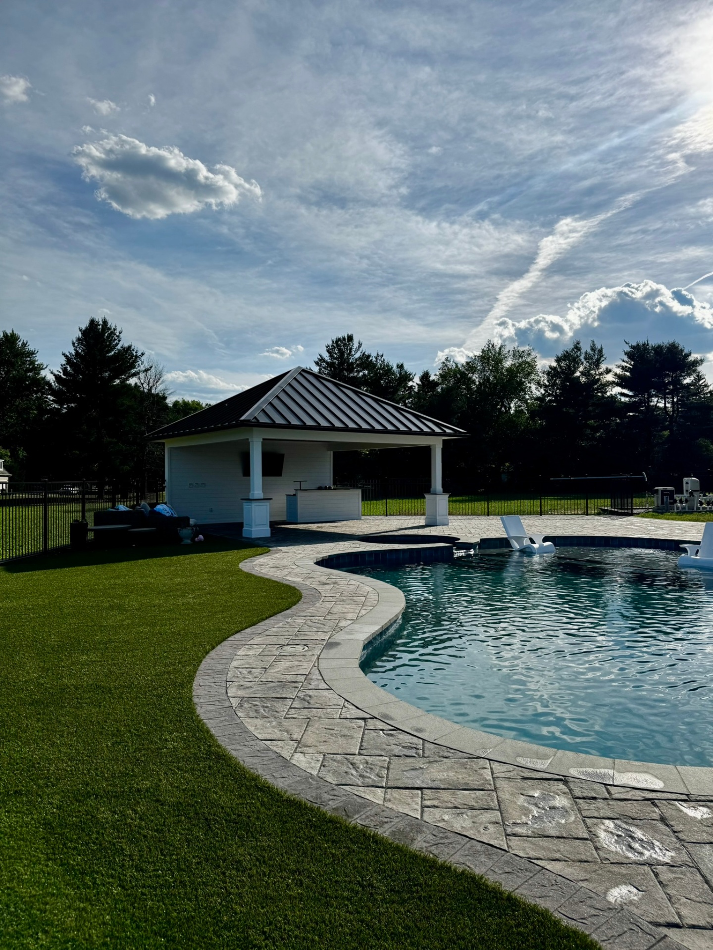 Paver Pool Deck — East Greenwich, NJ